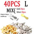 40pcs MIX color L
