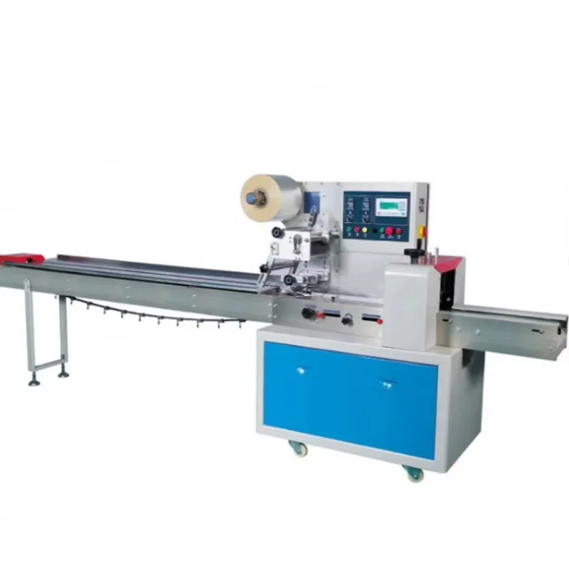 Pillow Packing Machine Automatic Horizontal Back Side Bag Flow Salad Nitrogen Pack Machinery Vegetable Packaging Machine