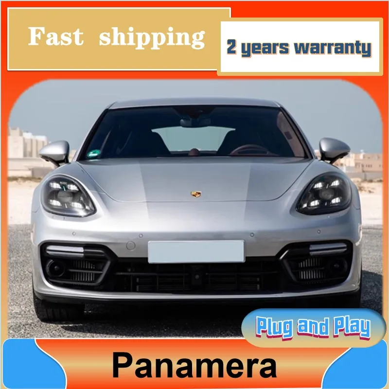 

Car Styling for Porsche Panamera Front Light 2017-2021 Panamera Headlights DRL Turn Signal Low High Beam Projector Lens