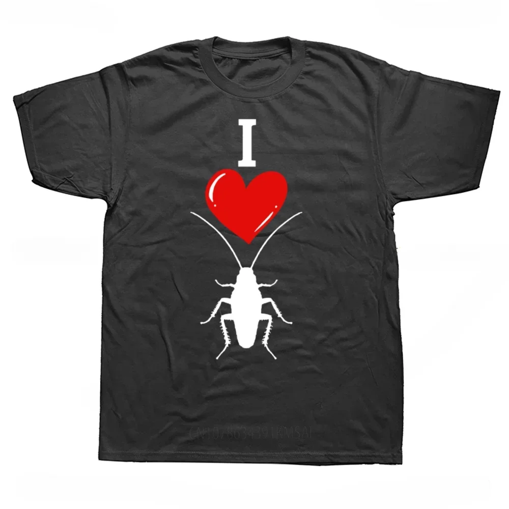 Summer Style Funny Cockroach Lover Vintage T Shirts Humor Graphic Streetwear Short Sleeve T-shirt Fashion Casual Mens Clothing