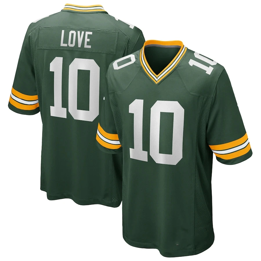 

Wholesale Stitched Green Bay Football Jerseys Men Women Youth Love Rodgers Reed Alexander Football Shirts