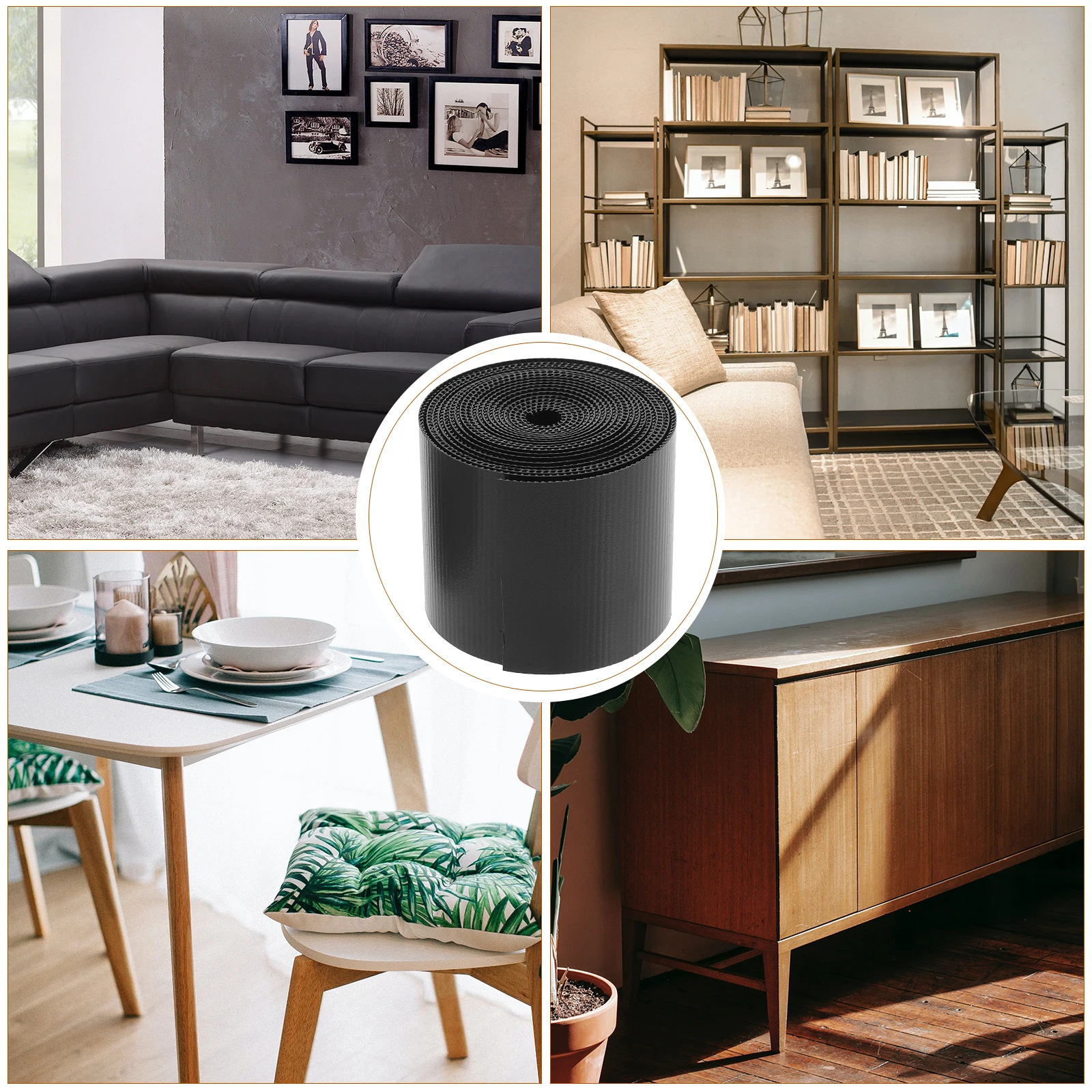 

1 Roll Sofa Gap Blocker Strap Elastic for Pets Fixing Strap Against Rolling Objects