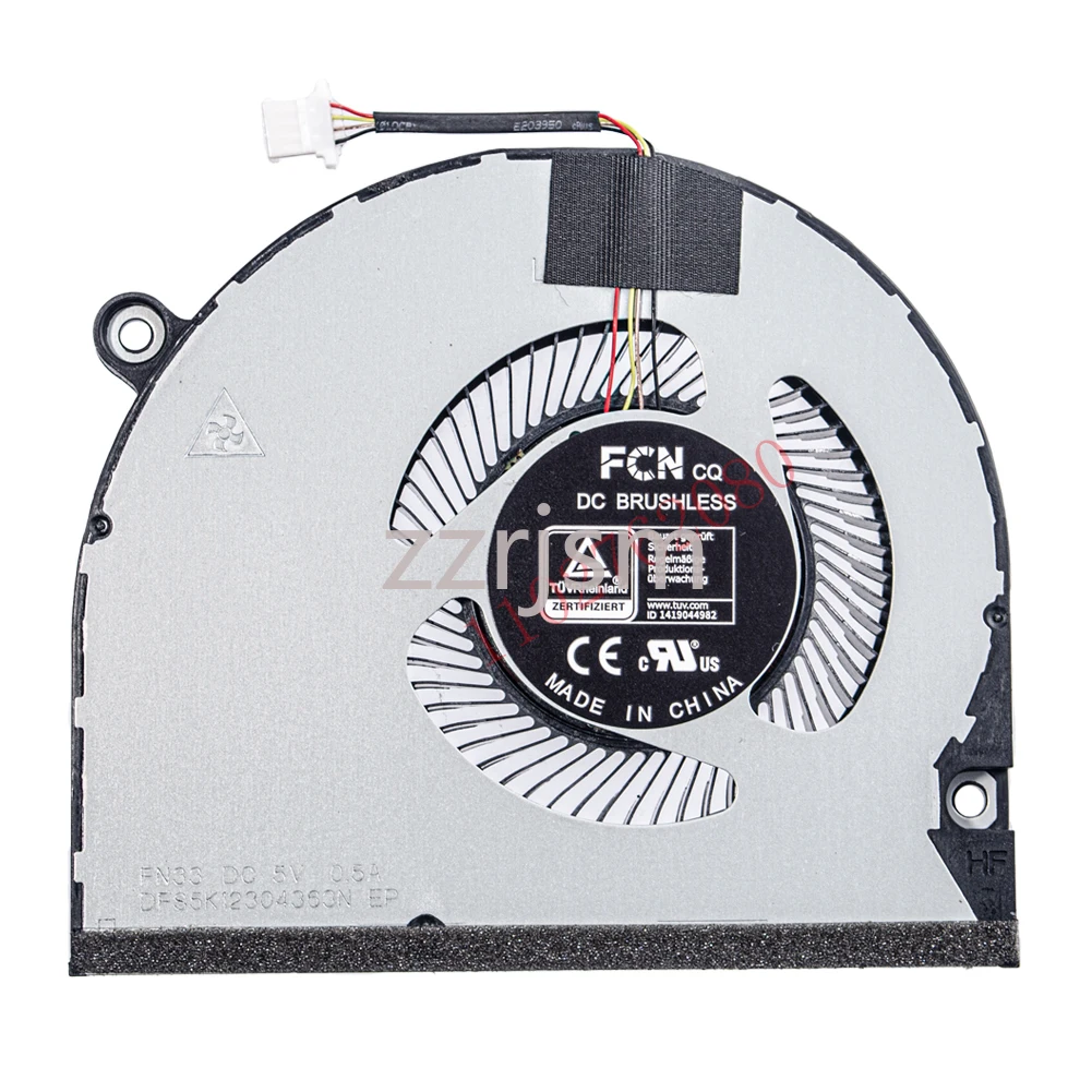 Ventilador de refrigeración de CPU para Acer Swift X SFX14-41G X14 SFX14-14G S3X SF314-510G Series 23.AU6N2.001 DC28000W4F0, DFS5K12304363N-FN33