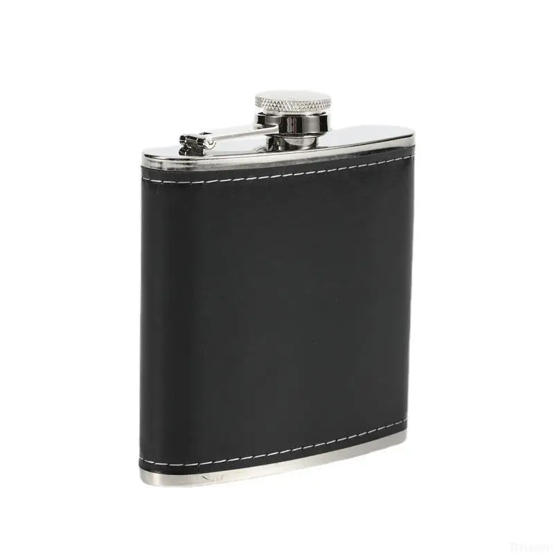 9 Oz Mini Hip Flask Whiskey Wine Flask Stainless Steel Portable Metal Alcohol Flagon Men Outdoor Pocket Wine Bottle Pot Cup