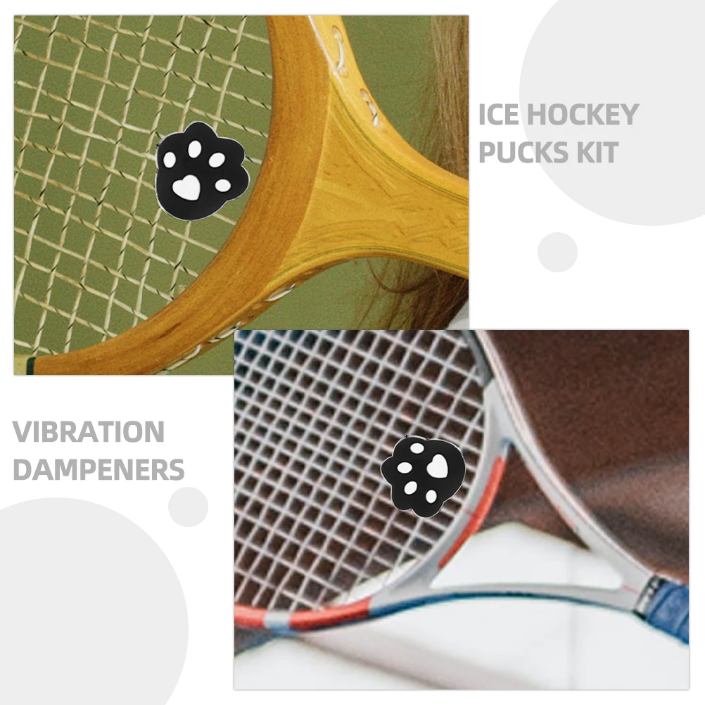 

4 Pcs Practice Tennis Racket Shock Absorber Dampener Bulk Damping Gel