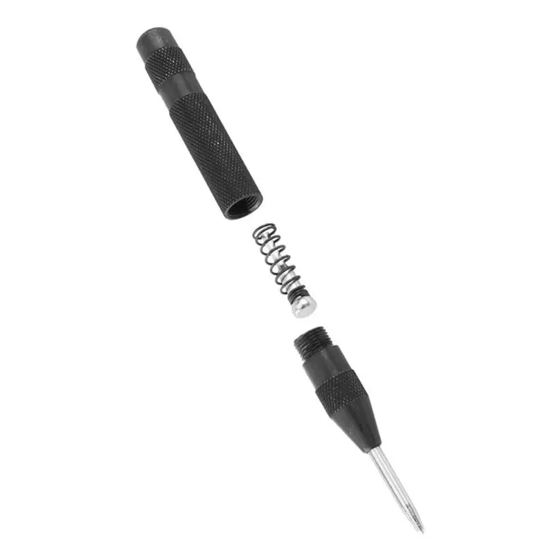 2X Center Punch Drill Center Punch Drill Bit Tools Spring Loaded Marking Starting Holes Tool Auto Center Pin Punch