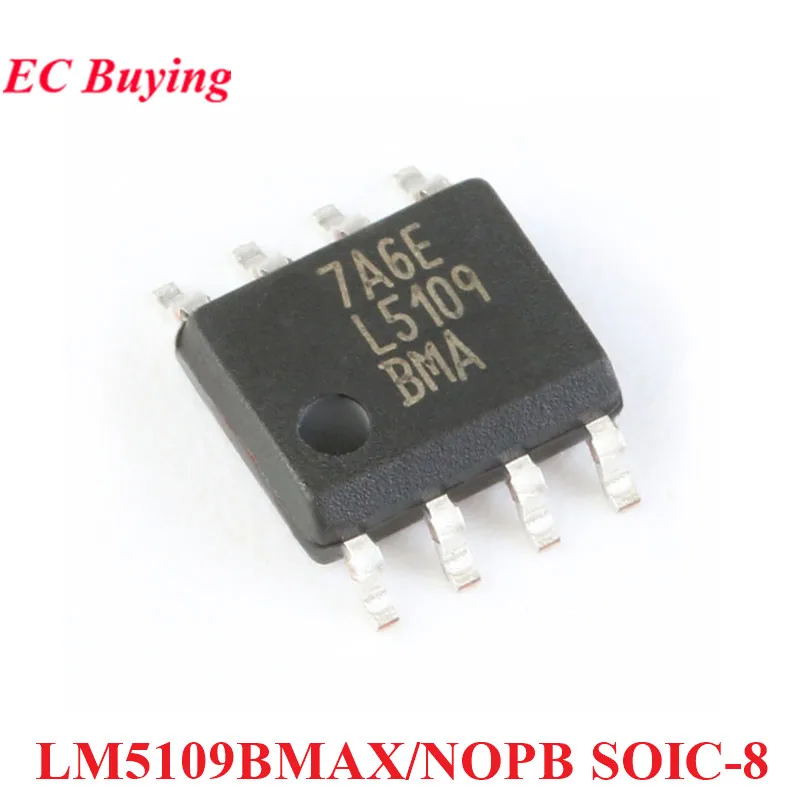 10pcs/1pc LM5109 LM5109BMAX/NOPB SOIC-8 L5109 LM5109B LM5109BMA L5109BMA High Voltage 1A Peak Half-bridge Gate Driver IC Chip