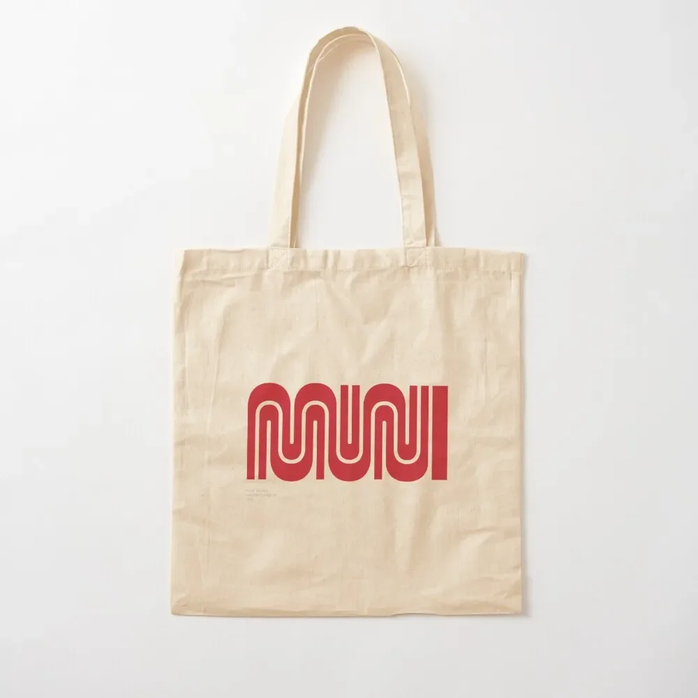 Muni Worm - SF ICONS Tote Bag shopping bag hand bag