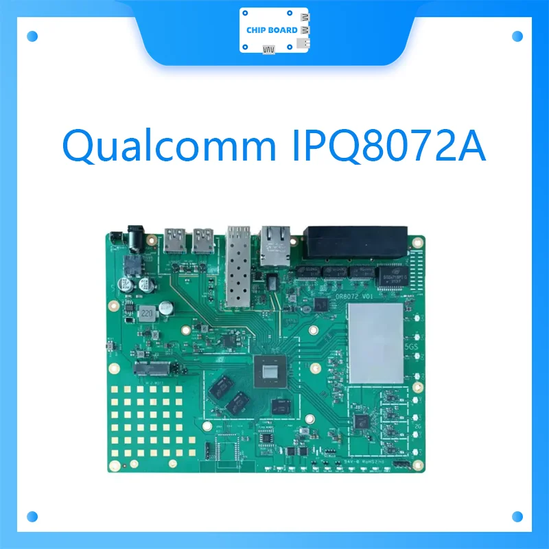 Qualcomm IPQ8072A networking SBC supports dual 10GbE, WiFi 6