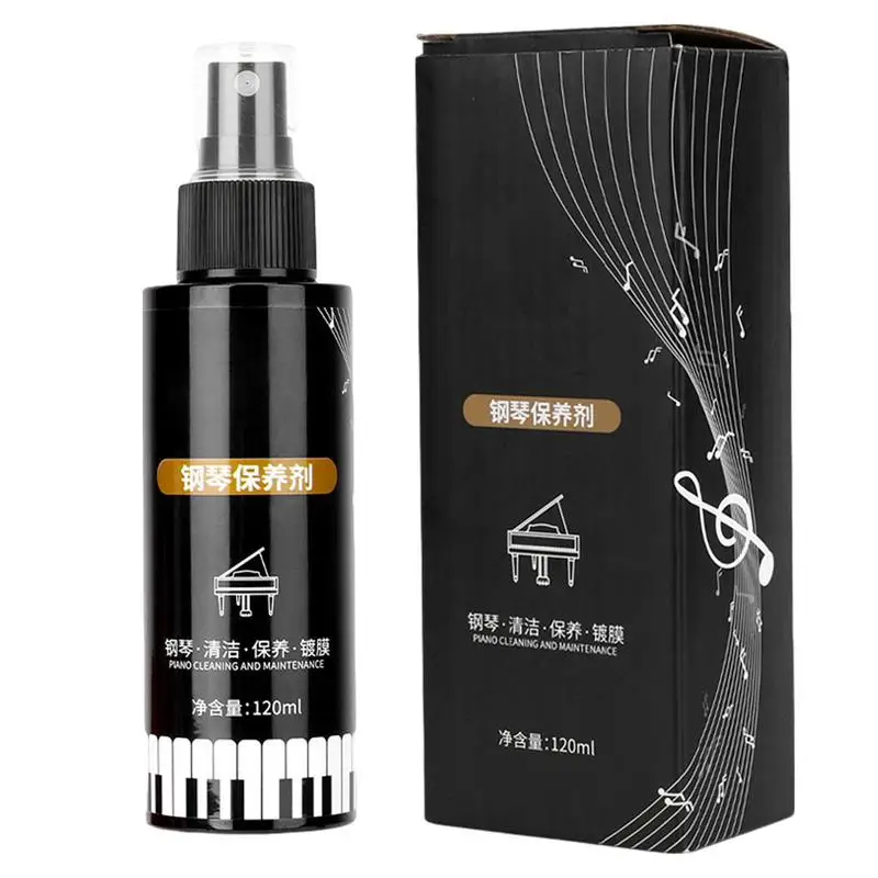 Keyboard Body Care Liquid 120ml Instruments Liquid Agent Keyboards Dust Polishing Liquid Kit For Keys Digital Pianos Matte