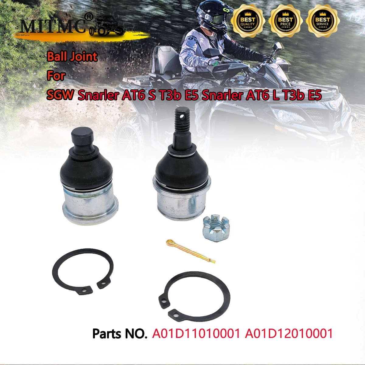 

Верхний или нижний шаровой шарнир для SGW Snarler AT6 S T3b E5 Snarler AT6 L T3b E5 A01D11010001 A01D12010001