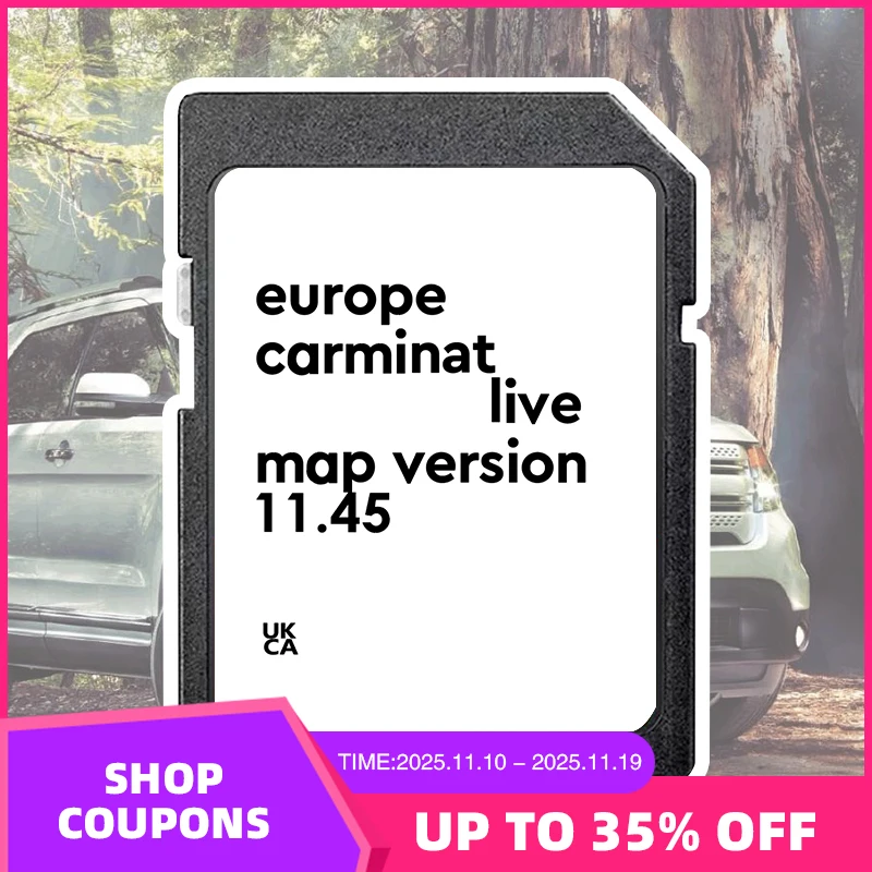 

Sat Nav Part 8201756572 SD Card Update Europe 2025 Maps 8GB for Renault Megane Clio Laguna Car Navigation Carminal Live 11.45