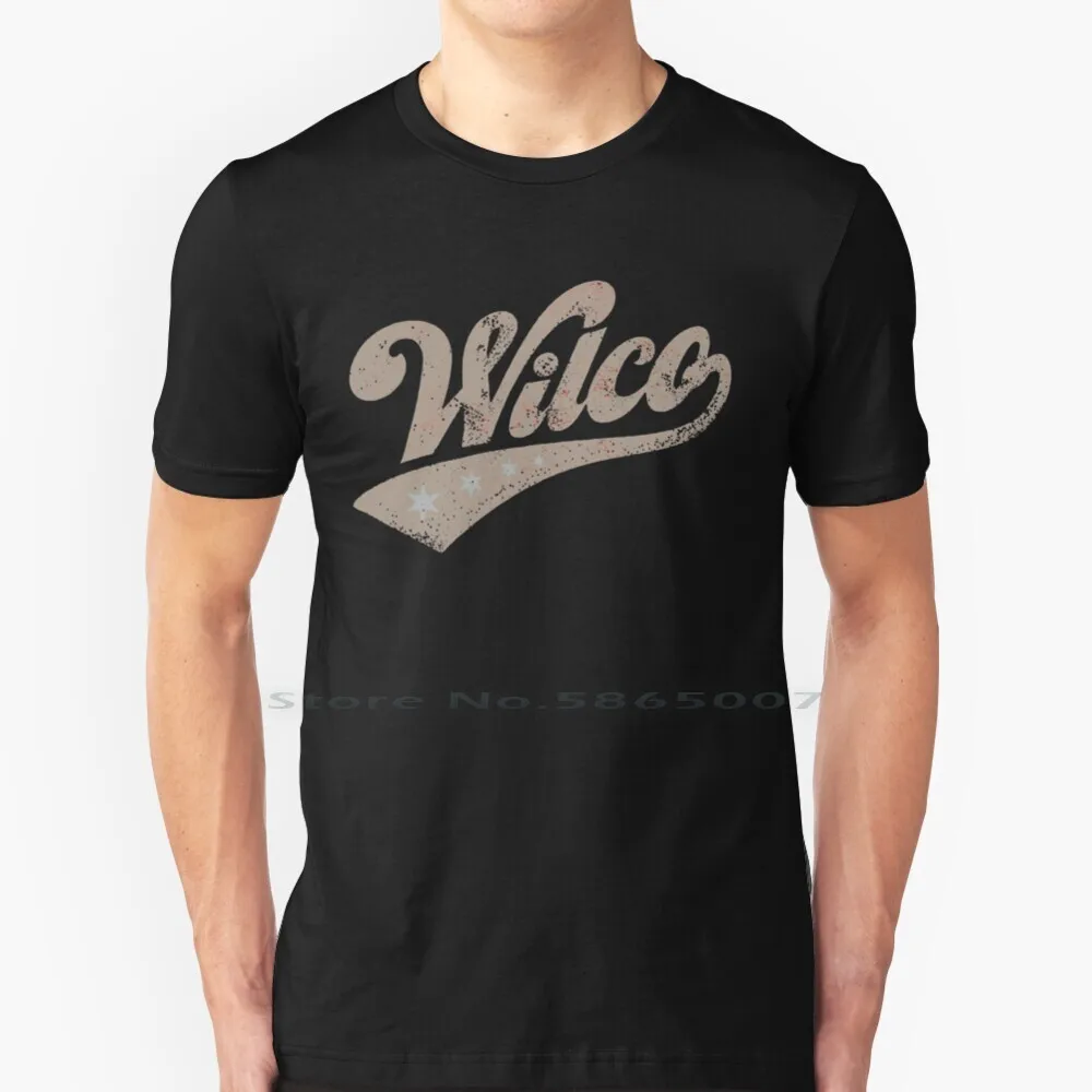 T Shirt Wilco-\'windy City\' Chicago Graphic , For The Amazing Indie / Alt Country Rock Band. Original Illustration , Eroded Grung