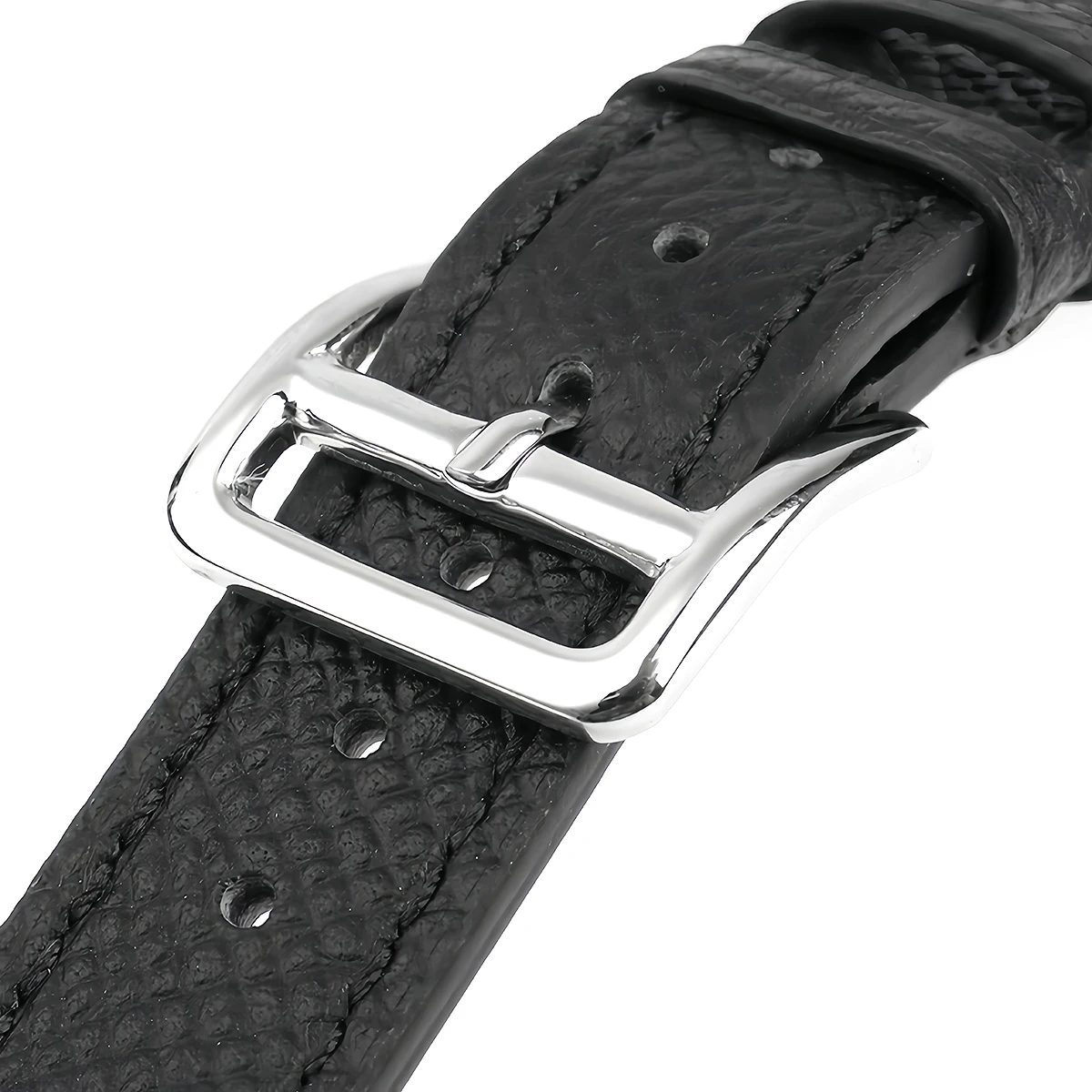 Edelstahl-Uhrenarmband-Schnalle mit Dornverschluss für Lederarmband-Ersatzschnalle 12/14/16/17/18/20/22mm Uhrenzubehör – Detail 3