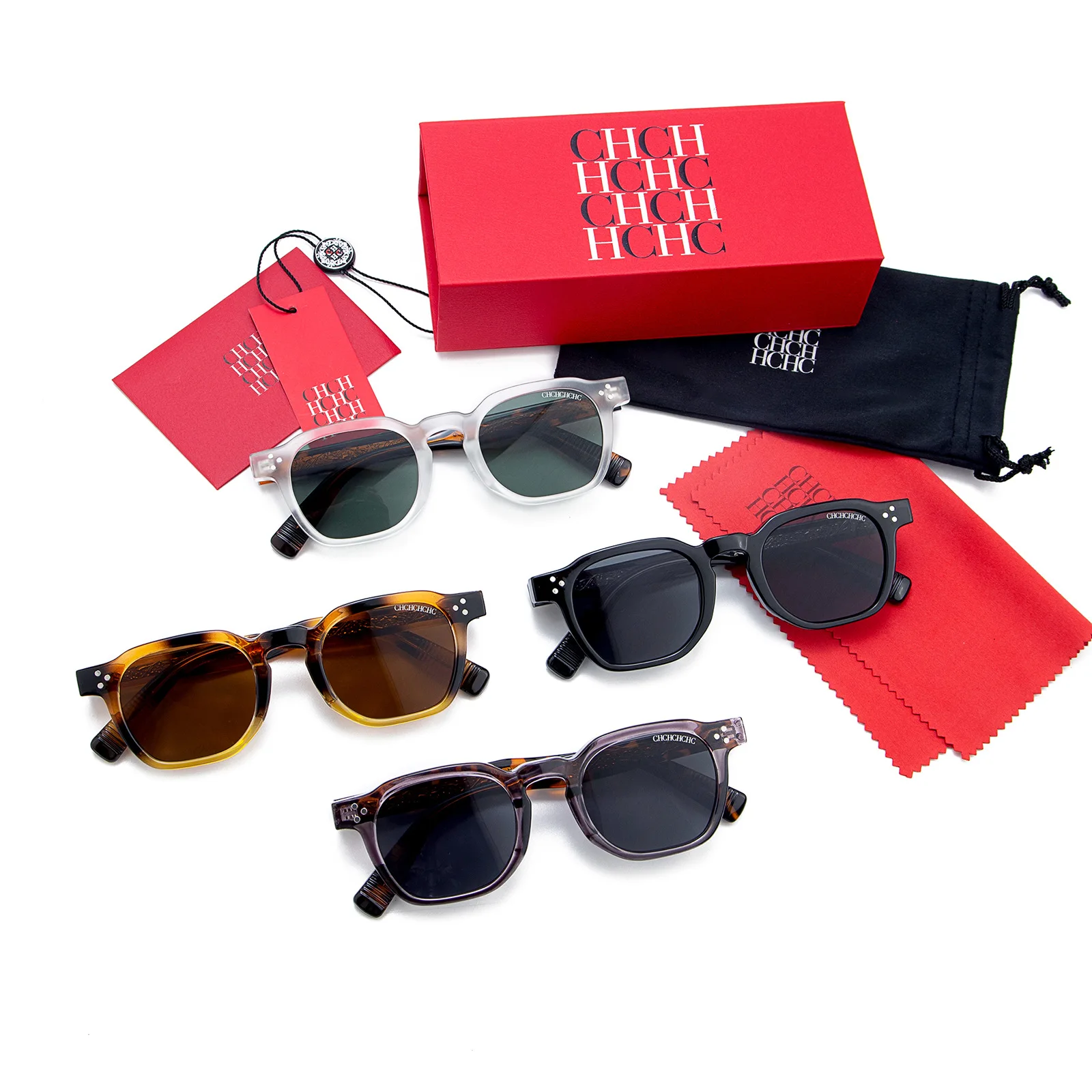 

Handmade Retro Sunglasses for Men Women in Gift Box Large Frame Vintage Inspired Design Unique Fashion Sun Glasses