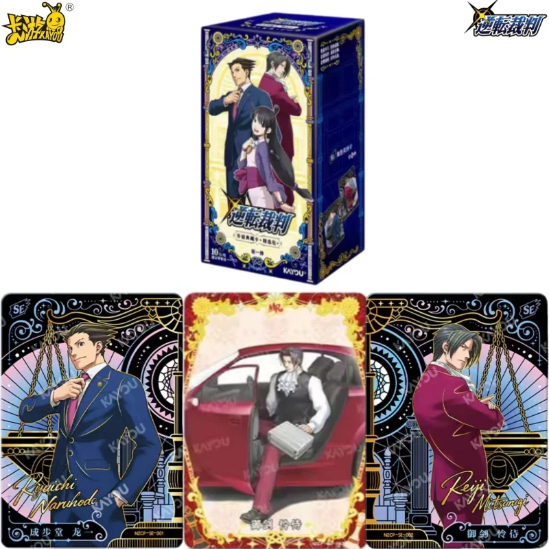 

KAYOU Genuine Ace Attorney Card Selected Package Animation Comic Cartoon Periphery Collect Card Toy for Children Holiday Gift