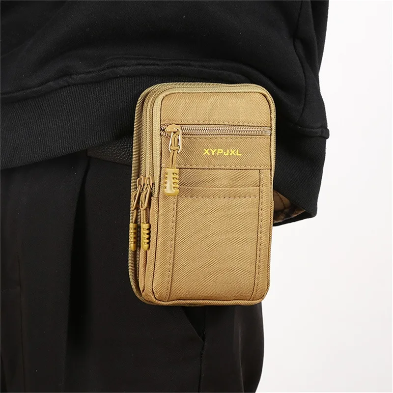 

Outdoor Men Waist Pack Bum Bag Pouch Waterproof Sport Hunting Belt Nylon Mobile Phone Bags Travel Tools