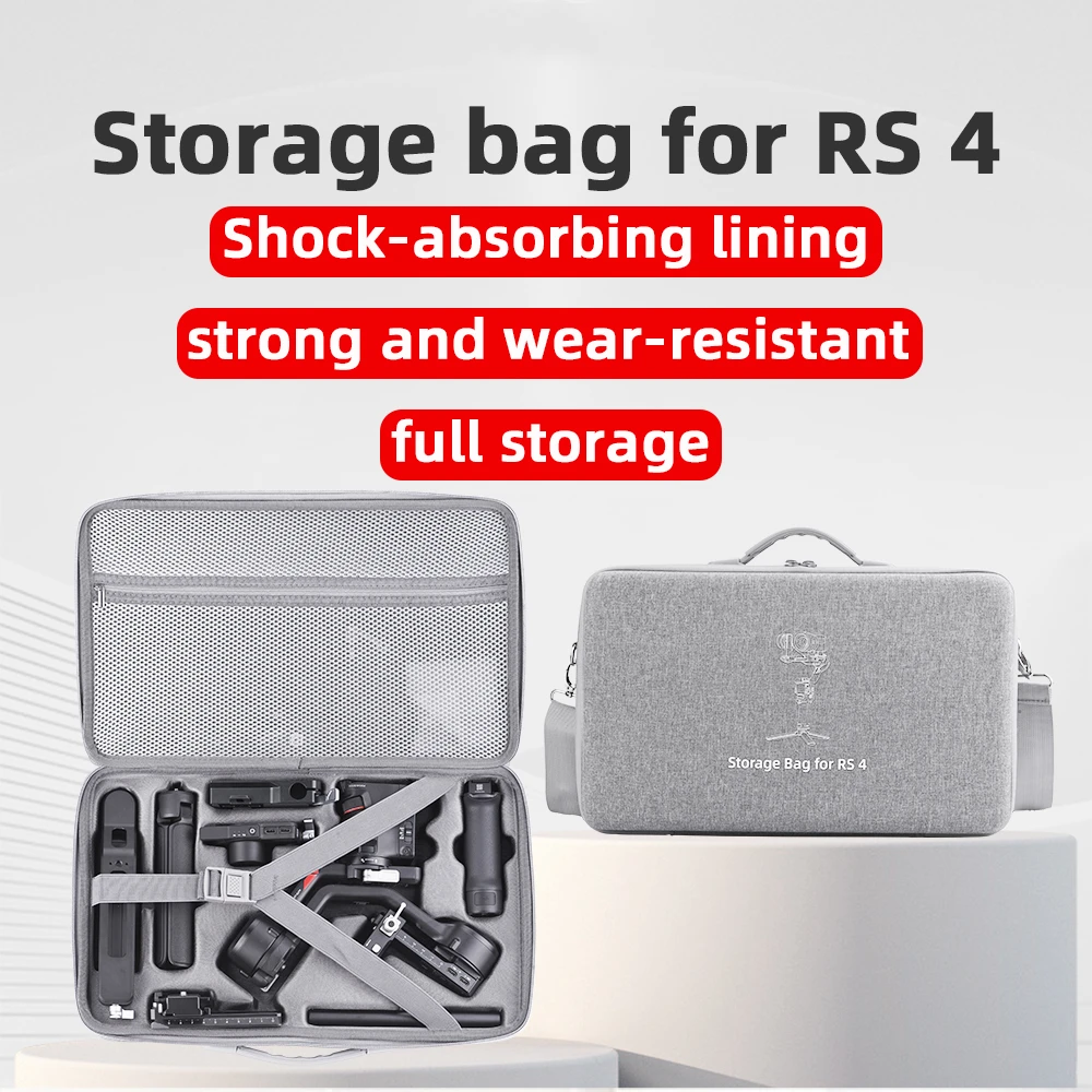 For DJI RS 4 organizer bag portable handbag shoulder bag crossbody bag all-in-one organizer box luggage accessories