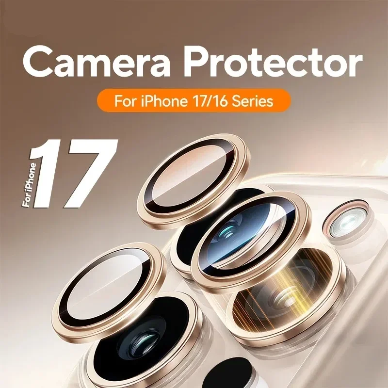 

Camera Lens Protector For iPhone 17 Pro Max 17Air 17Pro Lens Glass Back Camera Protector For iPhone 16 Pro/16 Pro Max Len Film