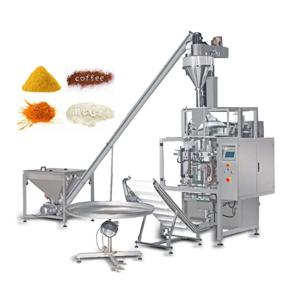 Automatic Multi-Function Small Bag Food Filling Sealing Machine for Small Sachet Masala Milk Powder Packing Plastic Film Apparel