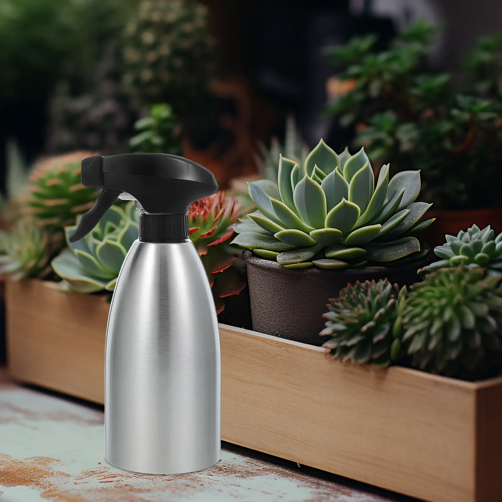 

Stainless Steel Spray Bottle Oil Sprayer Olive Oil Mister for Cooking Grilling Watering Plants Barbecue Garden Patio