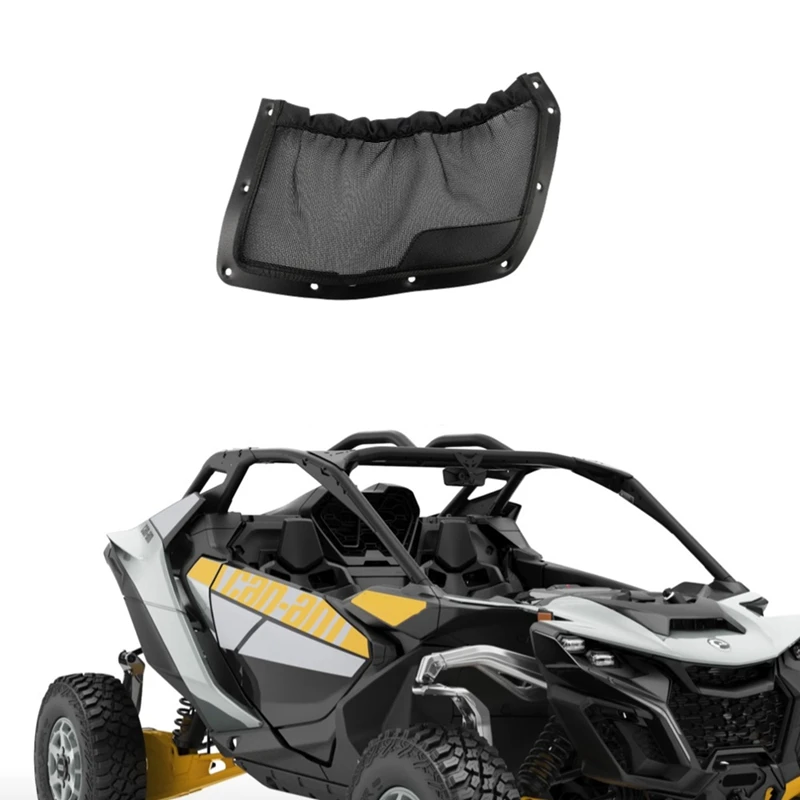 Back Panel Rear Storage Net For Can Am Maverick R/X/XRS Rear Cargo Bag Organizer Seat Mesh Pocket 715008312