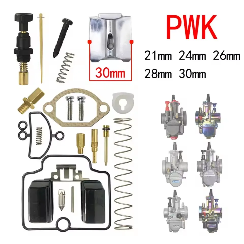 For KEIHIN KOSO OKO PWK 21 24 26 28 30 32 34 35 36 38 40 42mm 1 Set Motorcycle Carburetor Repair Rebuild Kit view 2