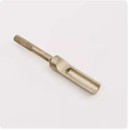 Piano repair tool, coil punch, coil installation tool, fits pegs up to 7.5mm diameter.