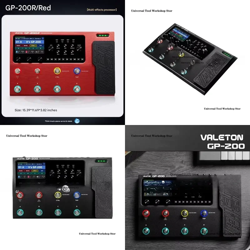 All-in-One Guitar Effects Board GP-200 for USB Audio Interface Drum Machine and Vocal Effects Compatible with GarageBand