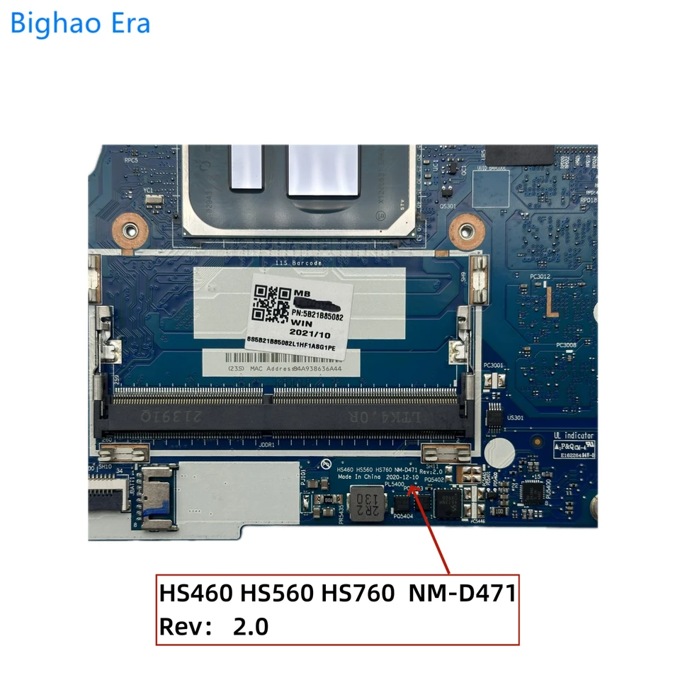 Lenovoラップトップ用マザーボード,Lenovo Ideapad, NM-D471,3-14itl6 Lenovoラップトップ用マザーボード,Lenovo Ideapad, NM-D471,3-14itl6