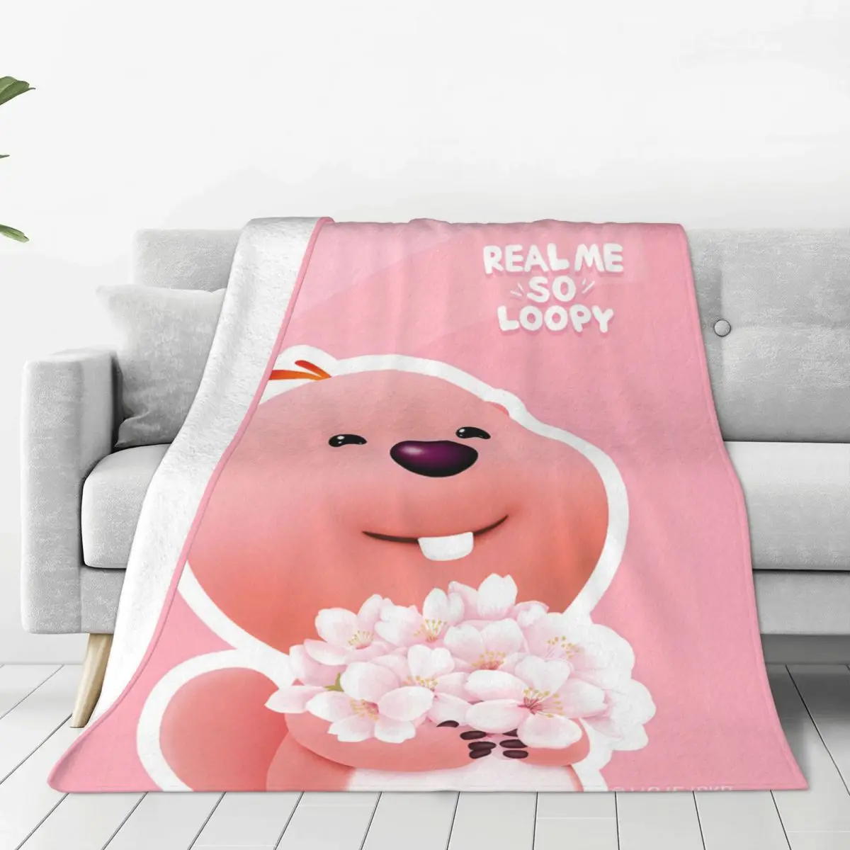

Одеяло Loopy, теплое, мягкое, удобное плюшевое одеяло для дивана, стула, дорожное фланелевое покрывало, покрывало для кровати