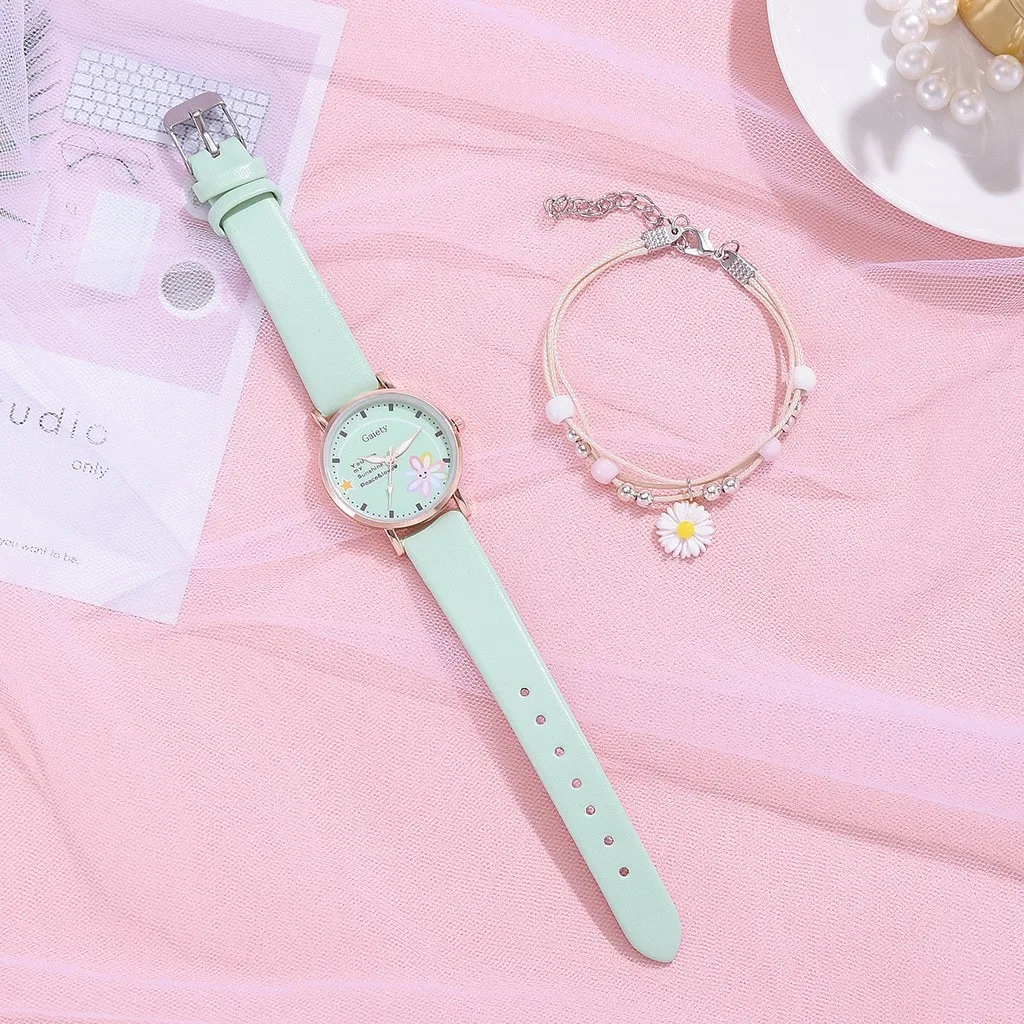 Kegllect dzieci moda wiśniowy zegarek piękny styl dziewczęce zegarki kwarcowe