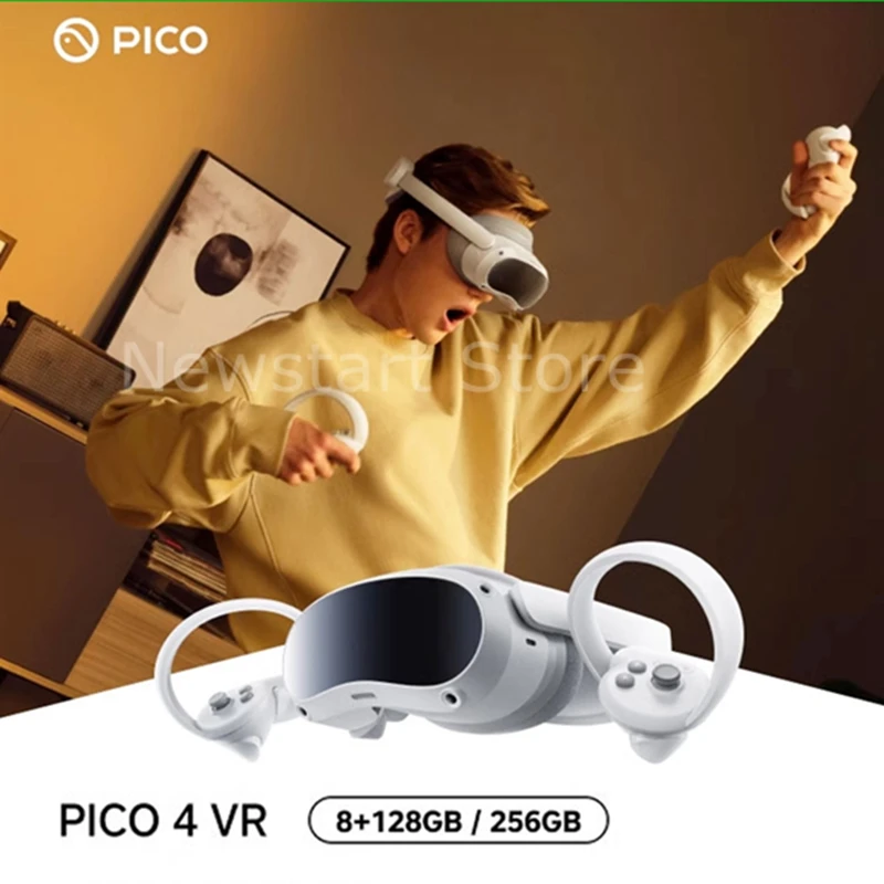 Pico 4 VR Headset Sport All-in-One Glasses Virtual Reality 8G+128G 3D Smart 4K Display Games Helmet For Metaverse & Stream