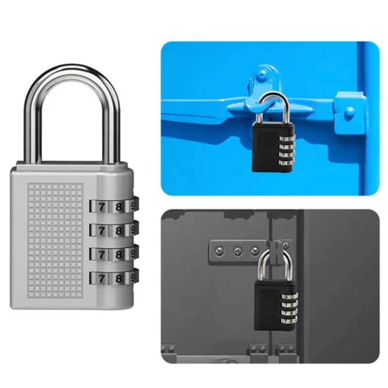 Zinc alloy large 4-yard mechanical password lock Cross border spot gym Cabinet password padlock 04B