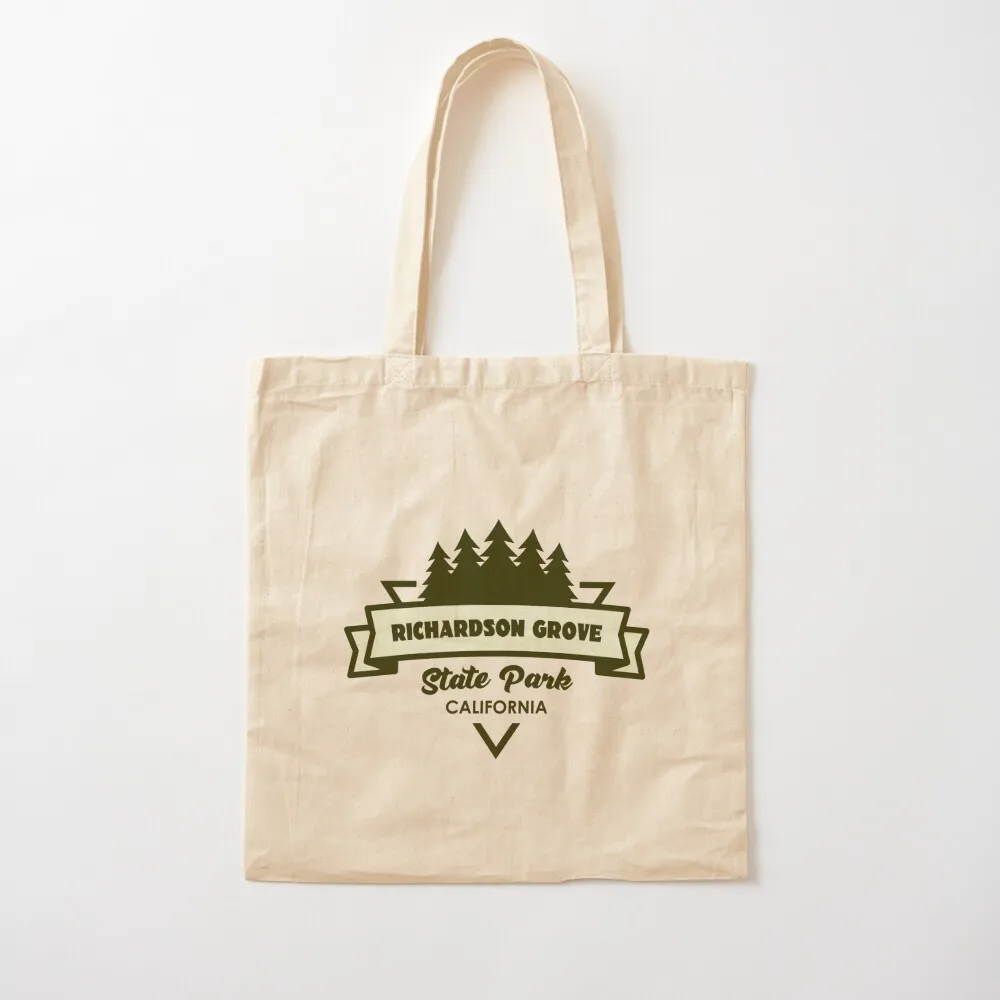 Richardson Grove State Park California Trees And Ribbon Tote Bag