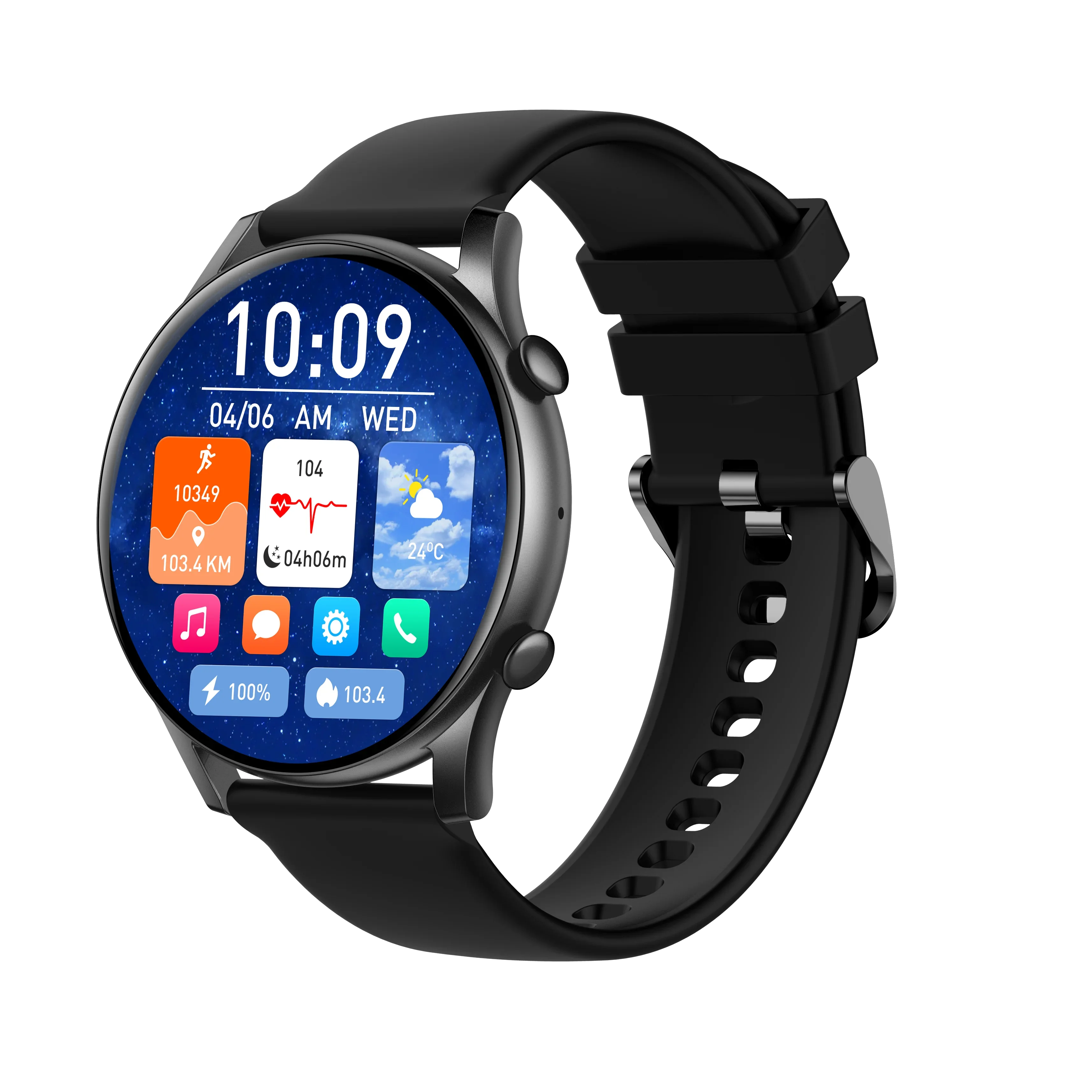 L52 Pro 1.43" AMOLED Smart Watch - BT Call, โหมดกีฬามากกว่า 100 โหมด, ความทนทานที่แข็งแกร่ง, เครื่องเล่นเพลง