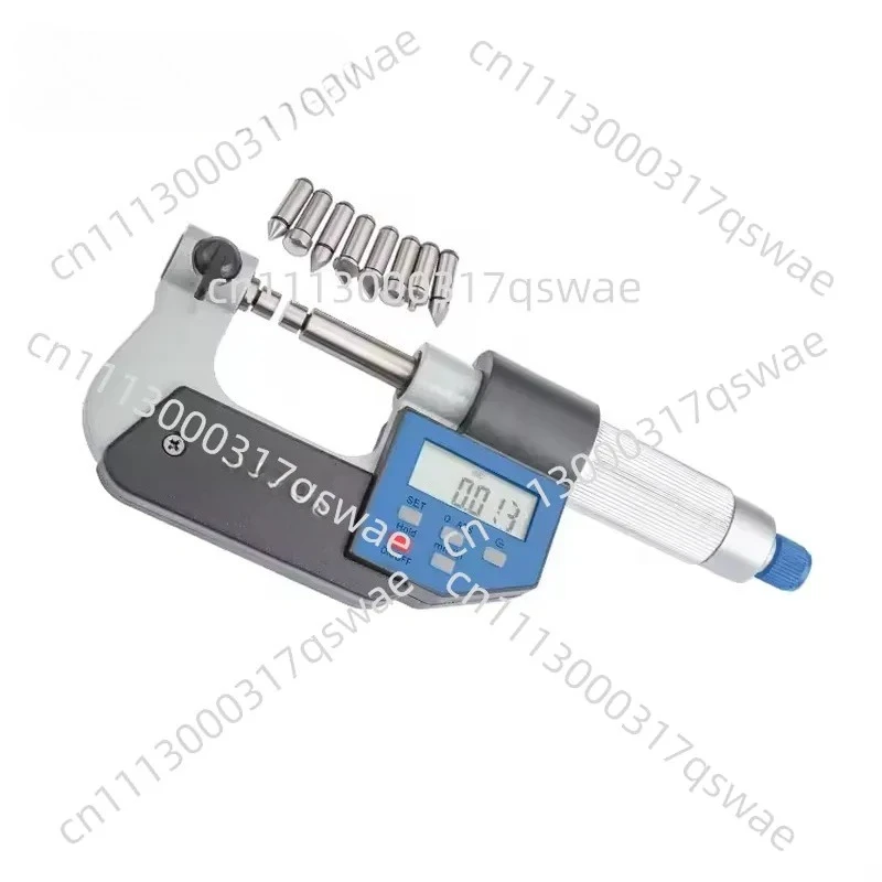 Stainless steel universal micrometer, interchangeable anvil base electronic digital for ultimate precision