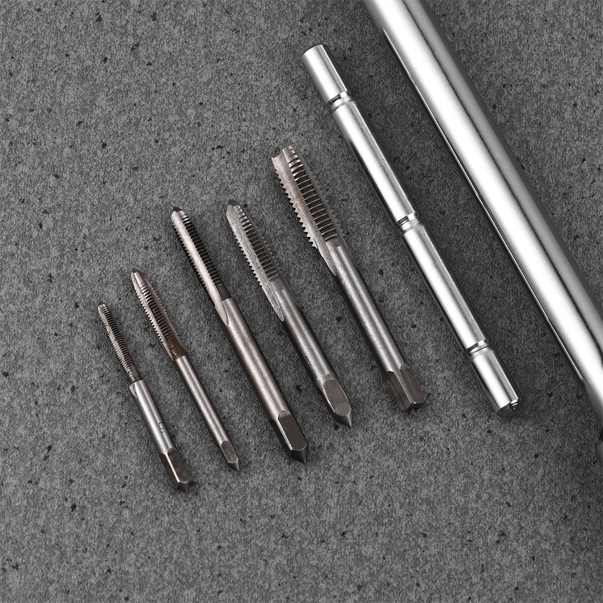 

T Handle Ratcheting Tap Wrench Set M3-M8 Chrome Plated Three Position Efficient Tap Ratchet Wrench for Metal