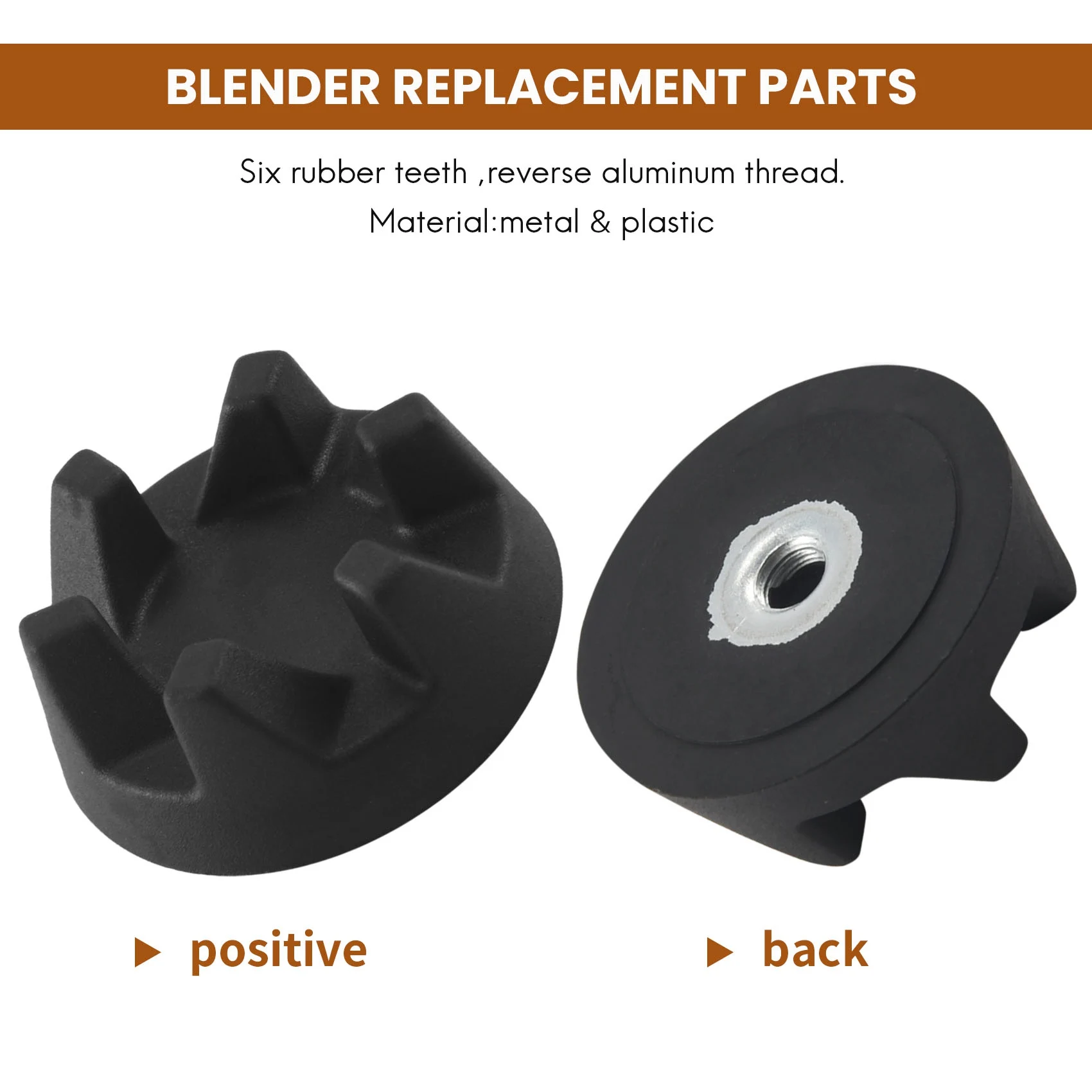 9704230 Kit Coupler Blender dengan kunci pas suku cadang pengganti kompatibel dengan untuk Kitchenaid KSB5WH KSB5 KSB3 Driver (5 buah)