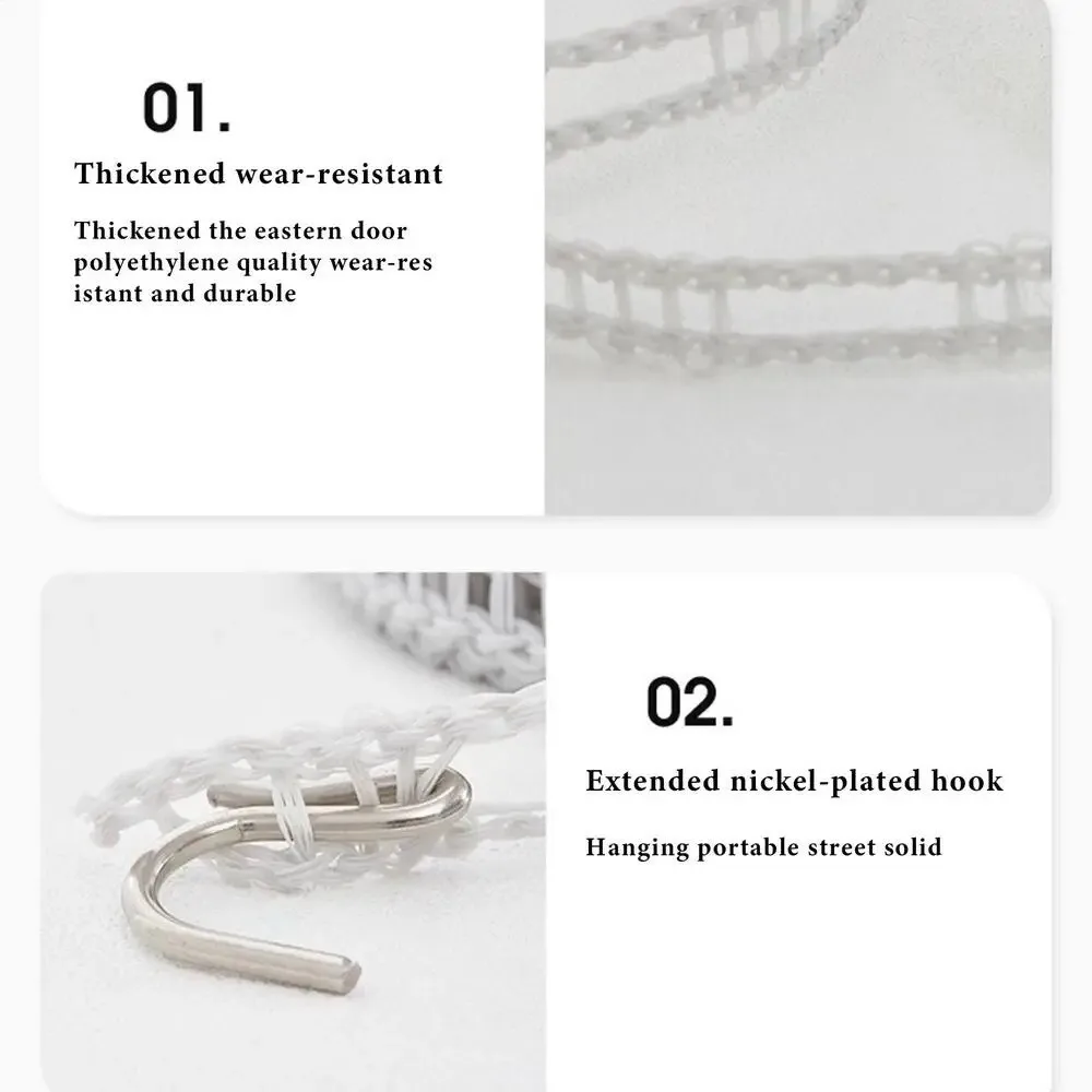 Adjustable Length Portable Clothesline With Hooks Rope Design Windproof Clothesline Camping Hanger Adjustable Clothesline