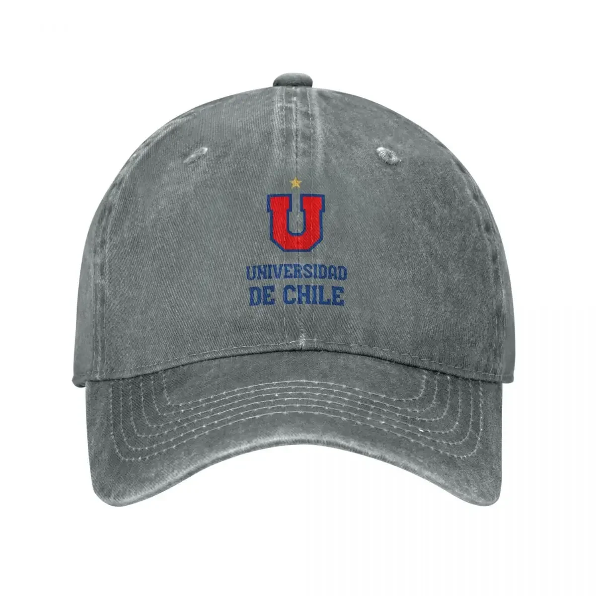 

Casual Universidad De Chile Away Blue Baseball Caps Unisex Style Distressed Cotton Headwear Copa Chile Football Outdoor Caps Hat