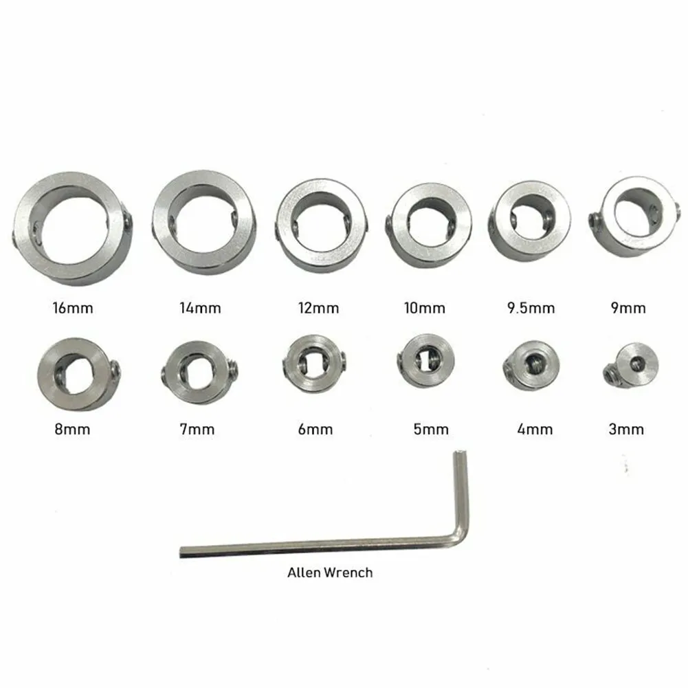 Drill Locators Versatile Drill Locator Set 3mm 16mm Bit Depth Stopper Collars Essential Woodworking Accessories