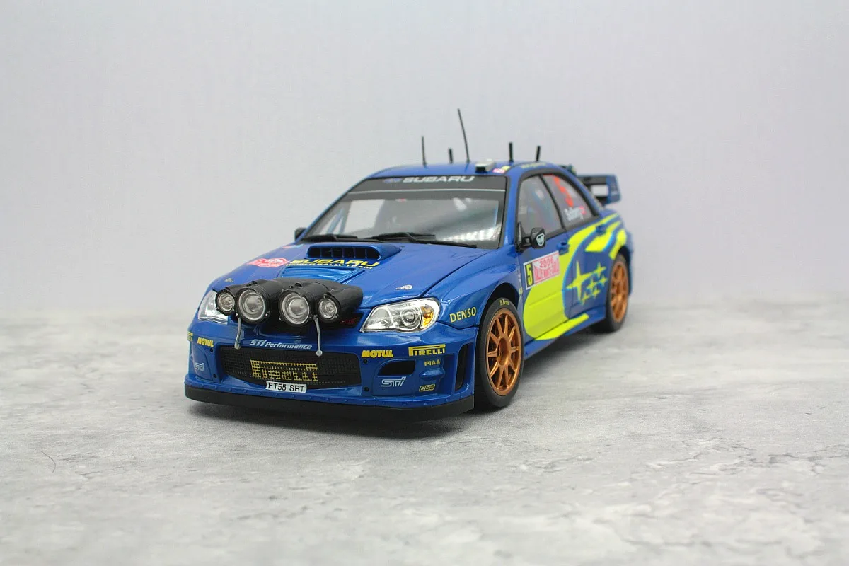 Sunstar Diecast 1/18 مقياس سوبارو سبيكة سيارة نموذج سوبارو امبريزا WRC 2006 لعب المركبات لعب للأولاد مجموعة الصندوق الأصلي #2