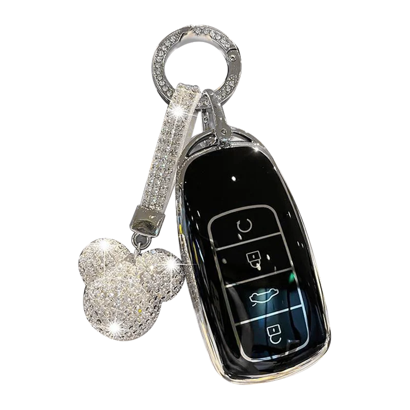 حافظة مفاتيح السيارة من البولي يوريثان فوب لشيري Jaecoo J8 8 J7 7 PHEV 2025 2026 المفاتيح غطاء للحماية عن بعد قذيفة الإسكان حامل الملحقات #6