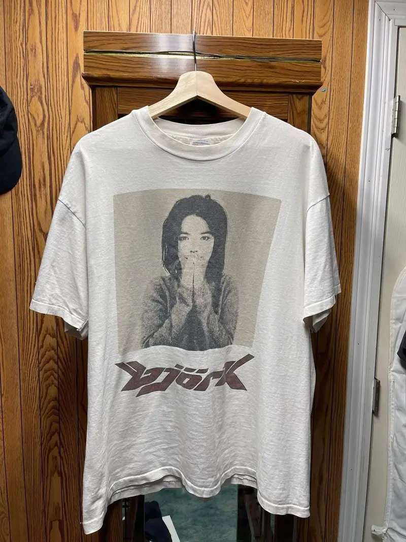 Vintage Bjork 1993 Debut Short Sleeve Unsiex Tshirt Reprint S-5XL KH4813