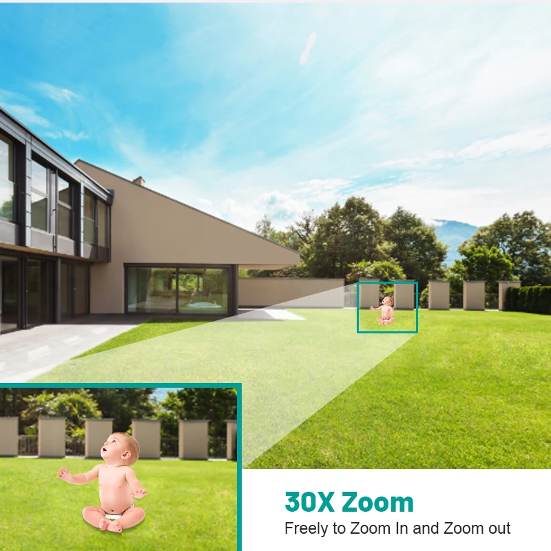 Video Cameras 4K Professional Digital Motion Cctv System Ptz Camera Zoomable Security Cameras