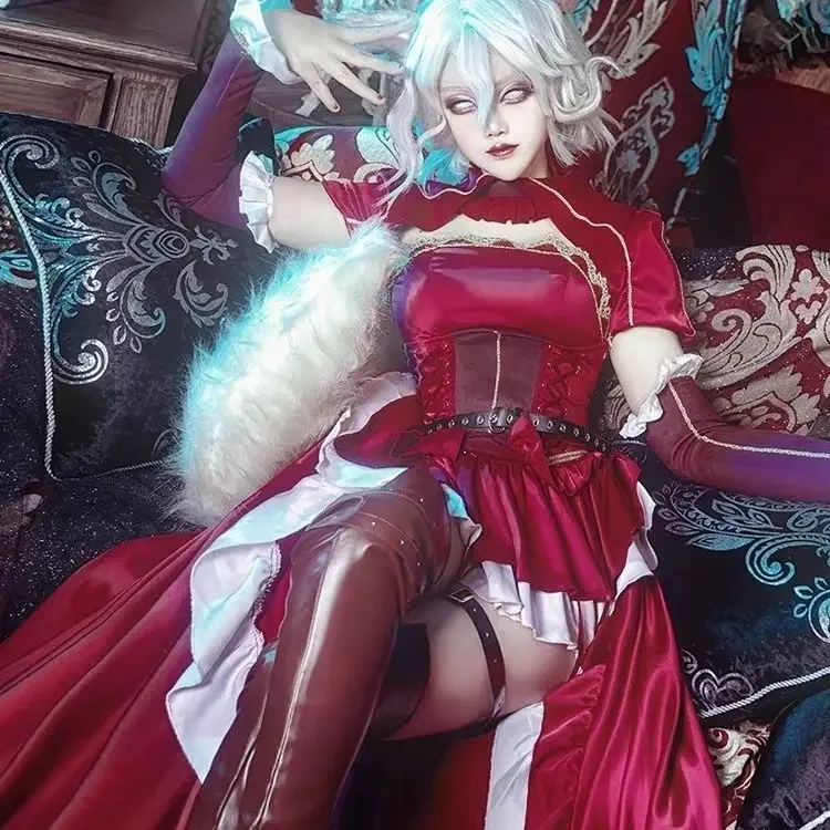 

Game Halloween Xmas Carnival Full Set Mary Cosplay Costume Identity V Bloody Queen Uniform Outfit Women Party Princess Dress2025