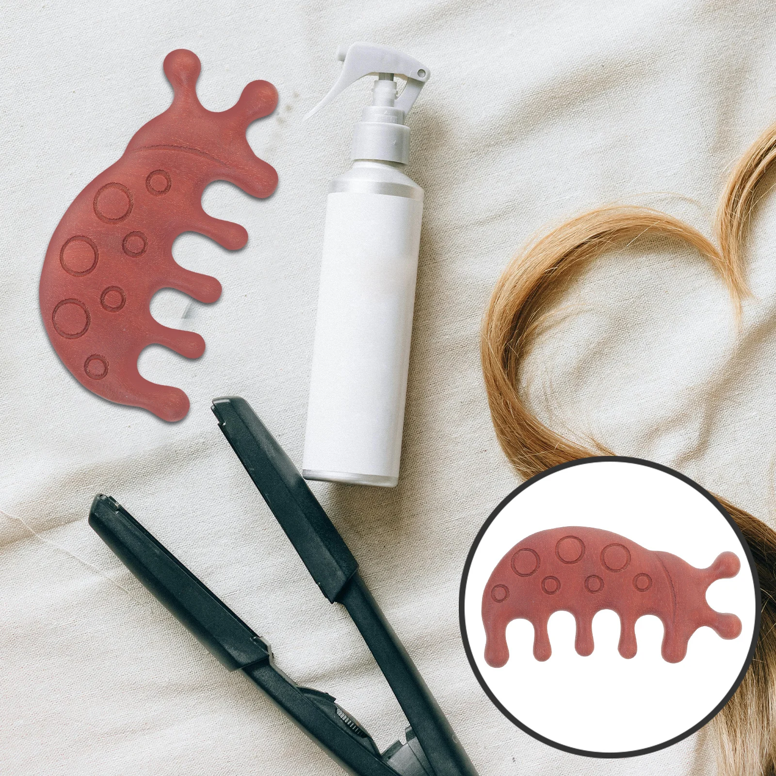 

Wood Craft Massage Comb Small Lightweight Scalp Massager Creative Design Body Massage Tool Handheld Massager Scalp Scraping Tool