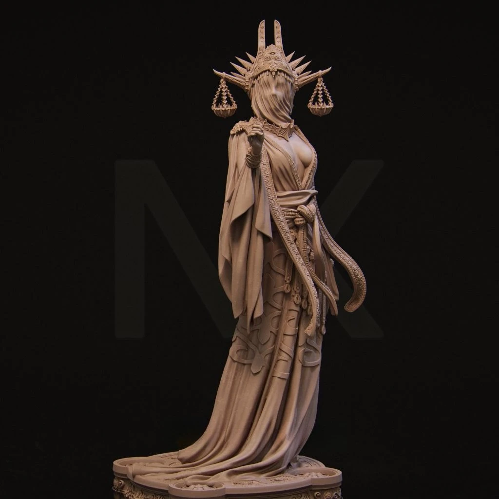 The Fatal Sisters Atropos High-precision 3D Printed Resin Model Miniatures Painting Practice DIY Coloring Figurines Crafts Gifts