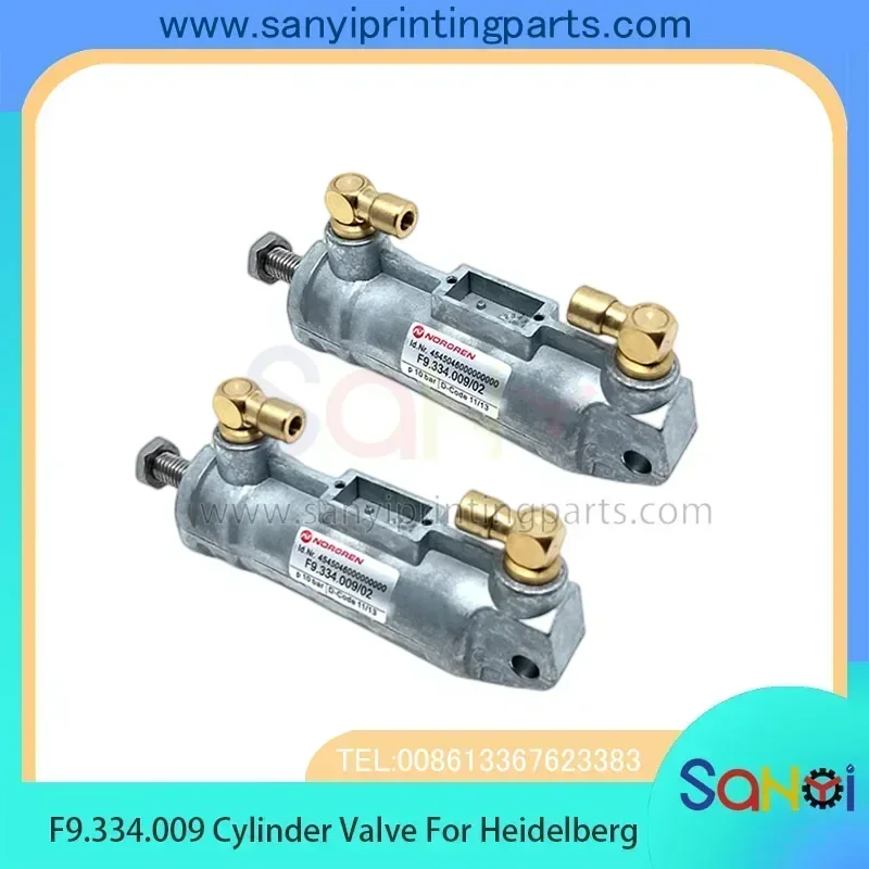 Válvula de cilindro de la mejor calidad F9.334.009 para Heidelberg SM52 PM52 SM74 CD74 SM102 CD102 XL105 pieza de máquina de impresión